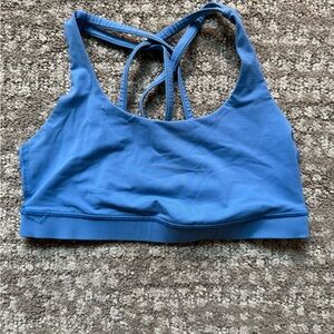 lululemon athletica Strappy Blue Sports Bra